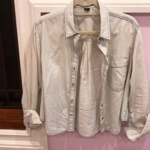 Denim roll up sleeve